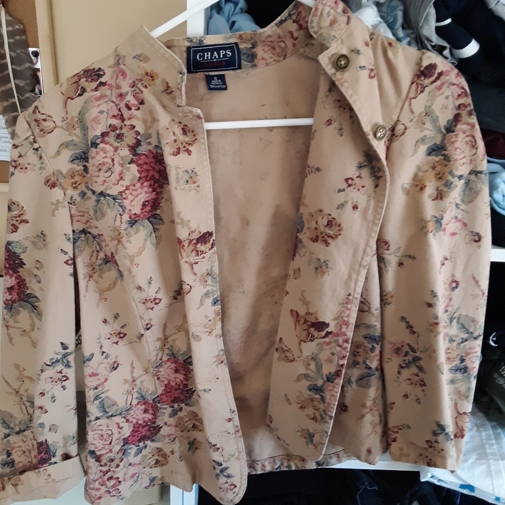 Floral CHAPS jacket